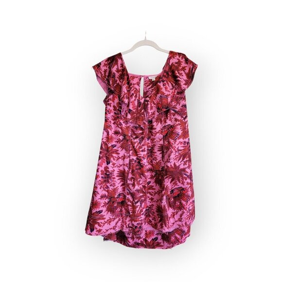 Pink/Red Anthropologie Pilcro Shift Dress, Size Large - Picture 6 of 14
